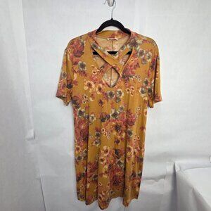 Oddy Women's 1X Dress - Floral